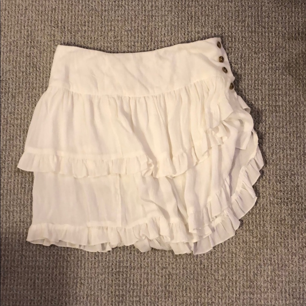 NEW WITH TAG NEVER WORN white float skirt